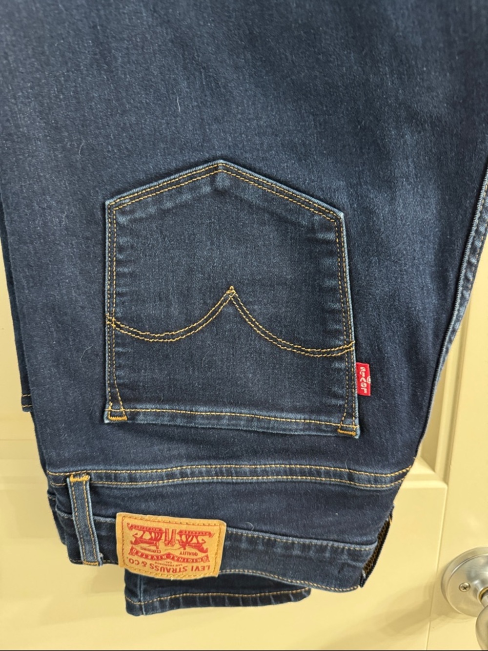 Levi's Women's Indigo Straight Leg Jeans